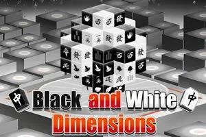 Mahjong Black and White Dimensions